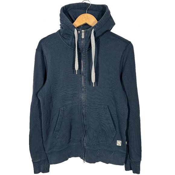 Fjallraven Greenland Full Zip Hoodie Size Small Navy Blue - Picture 1 of 10